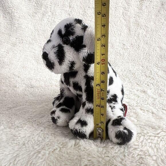 Douglas Cuddle Toys Dalmatian 6” Plush Stuffed Toys Sitting Spotted Puppy - Picture 6 of 6